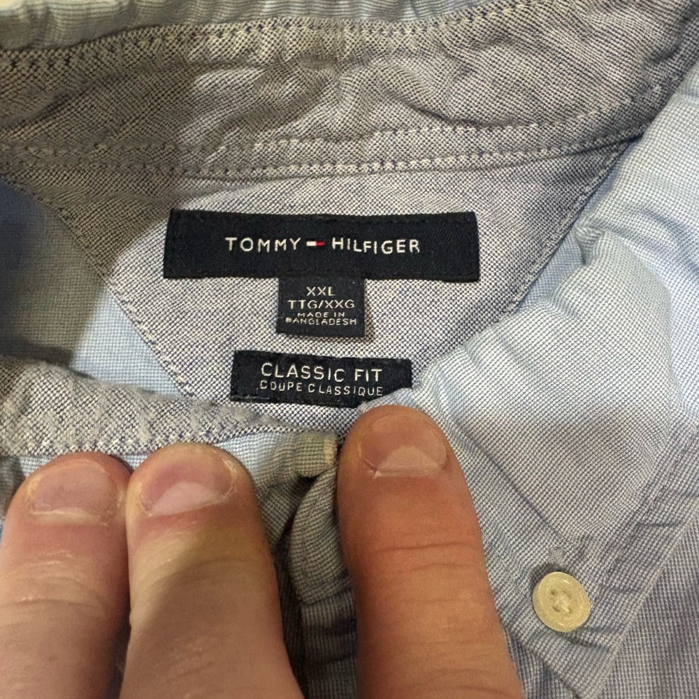 Tommy Hilfiger Sky Blue Button-Up Shirt